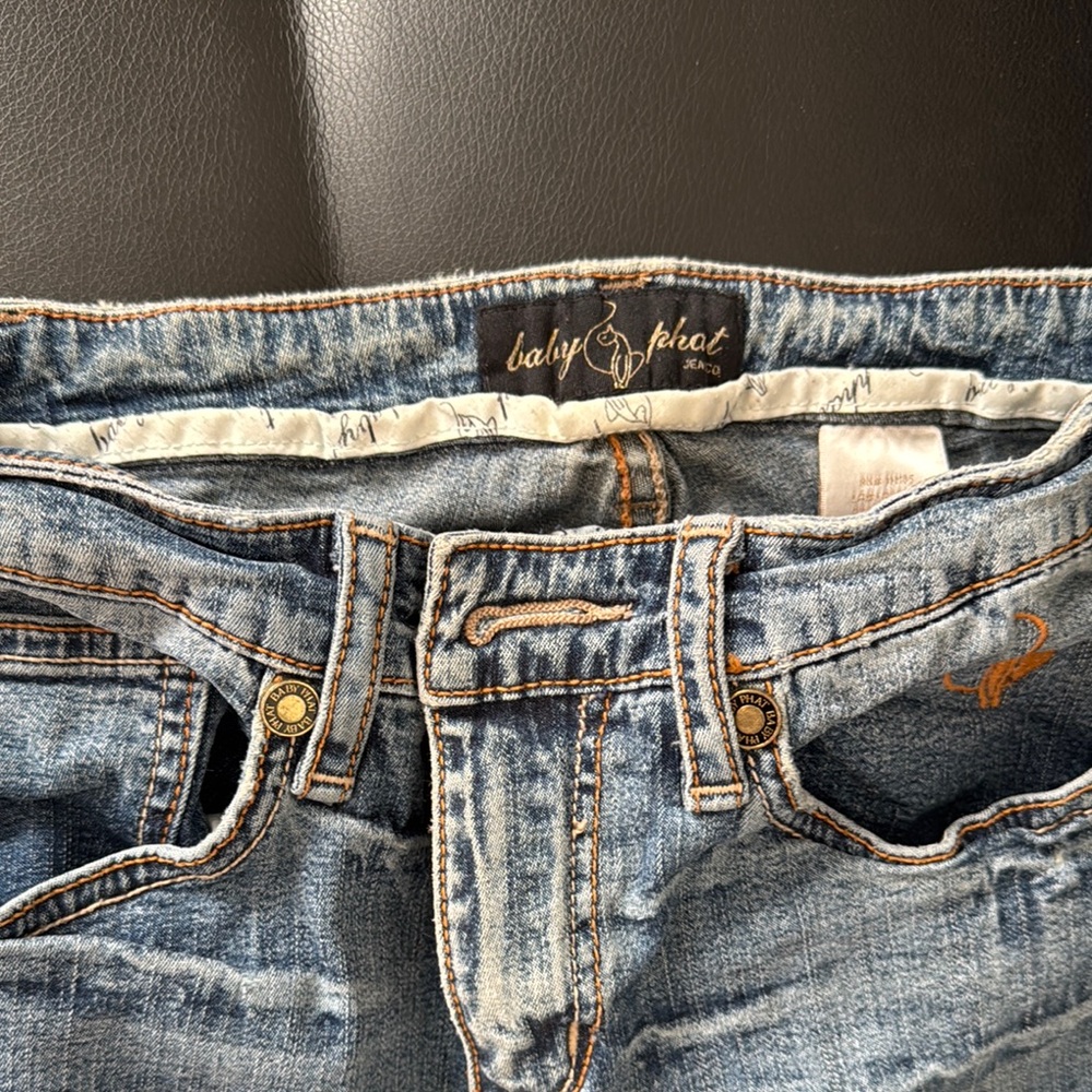 Baby Phat Blue Distressed Denim Jeans